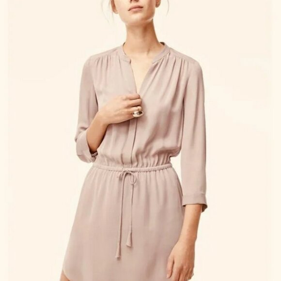 Aritzia Babaton Silk Green and Black Houndstooth Check Bennett Dress Size S - Picture 4 of 6